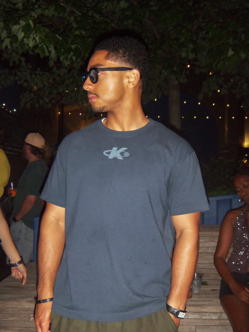 Orbit Tee - Slate Blue