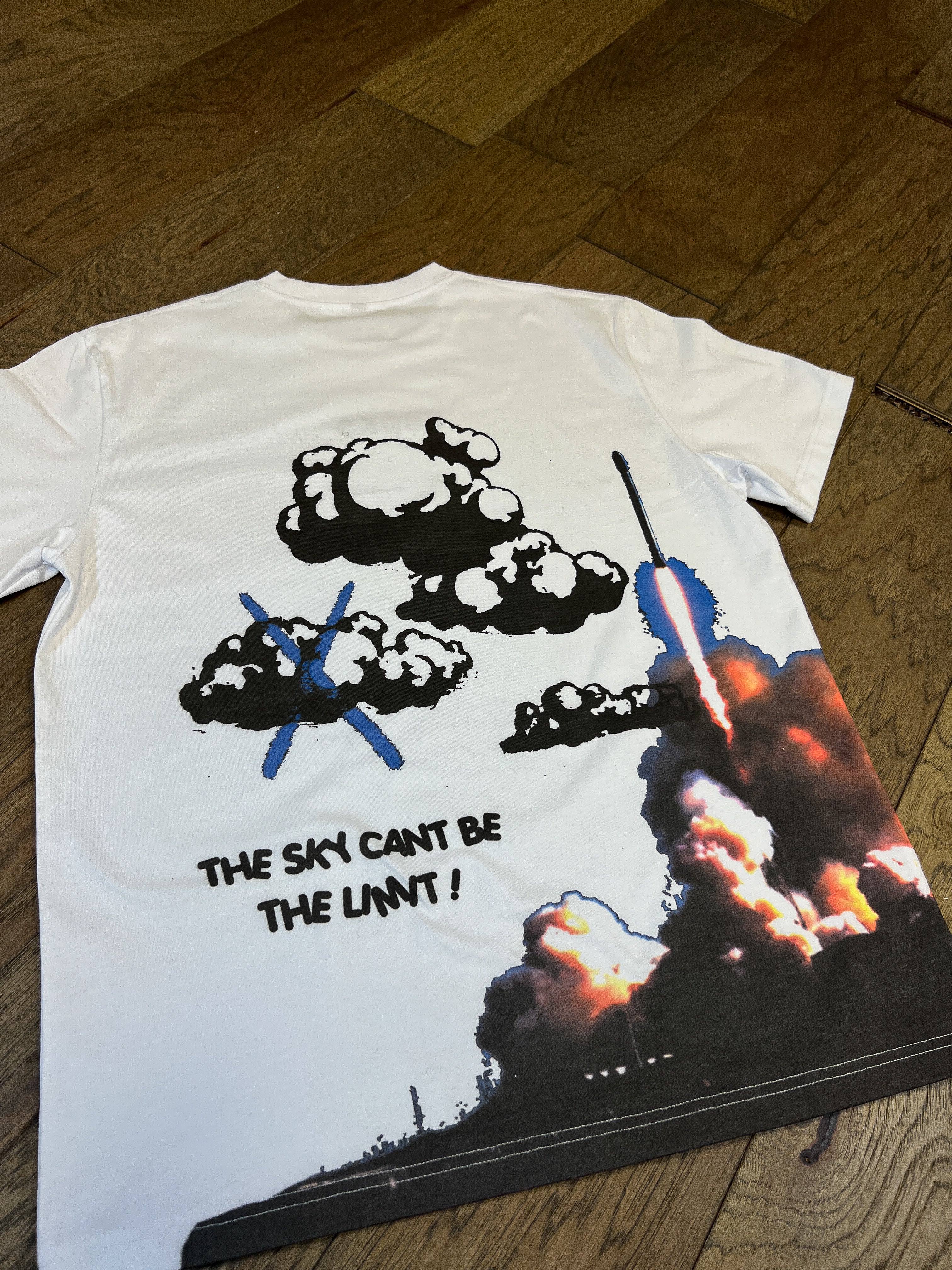 “Sky Can’t Be The Limit” White Tee