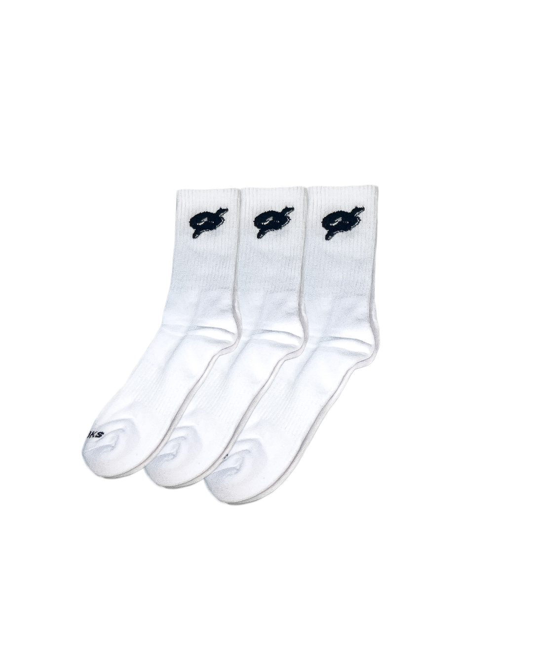 White Cushioned Everyday Crew Socks