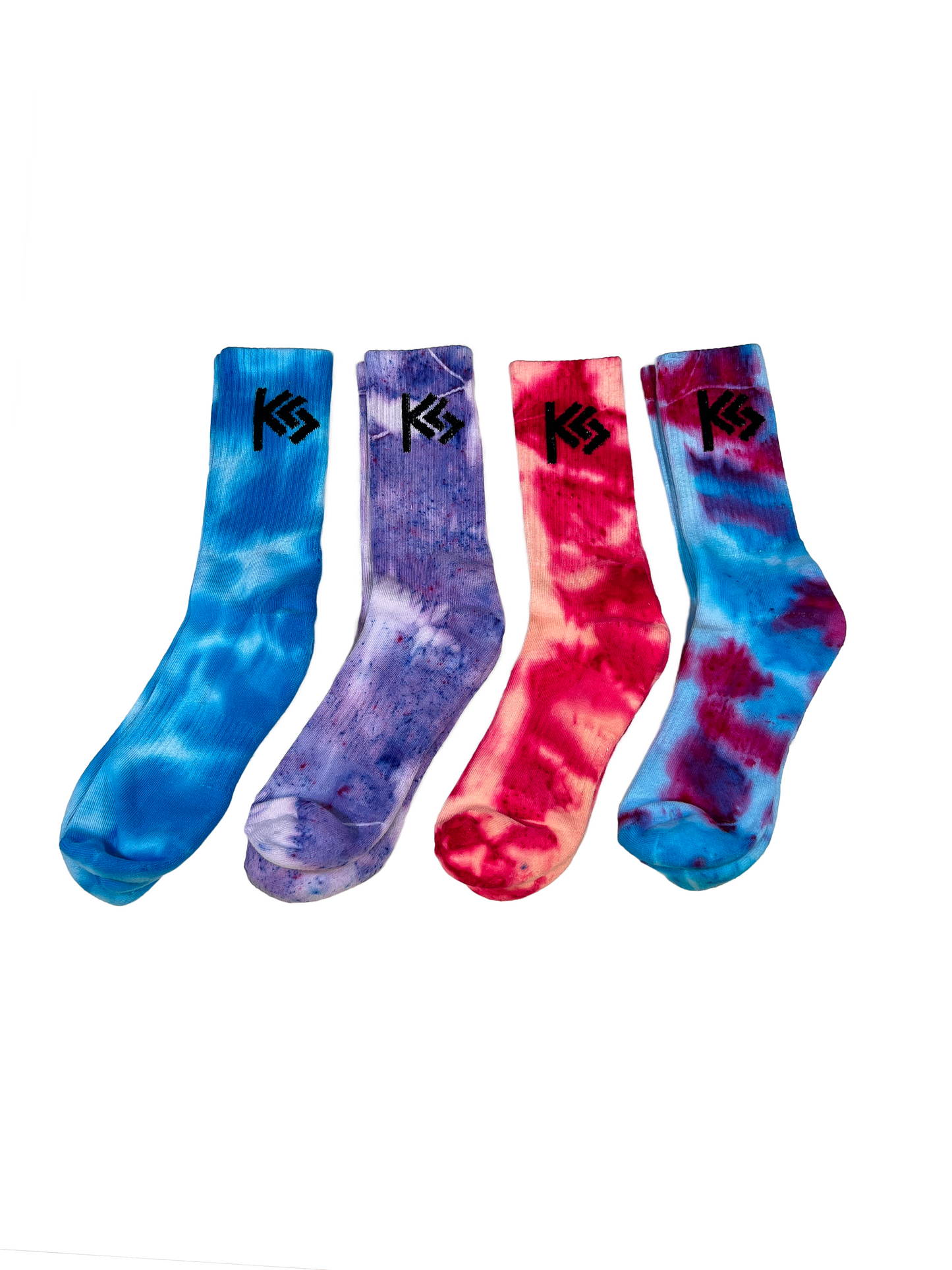 "Trix" Hand-Dyed Crew Socks