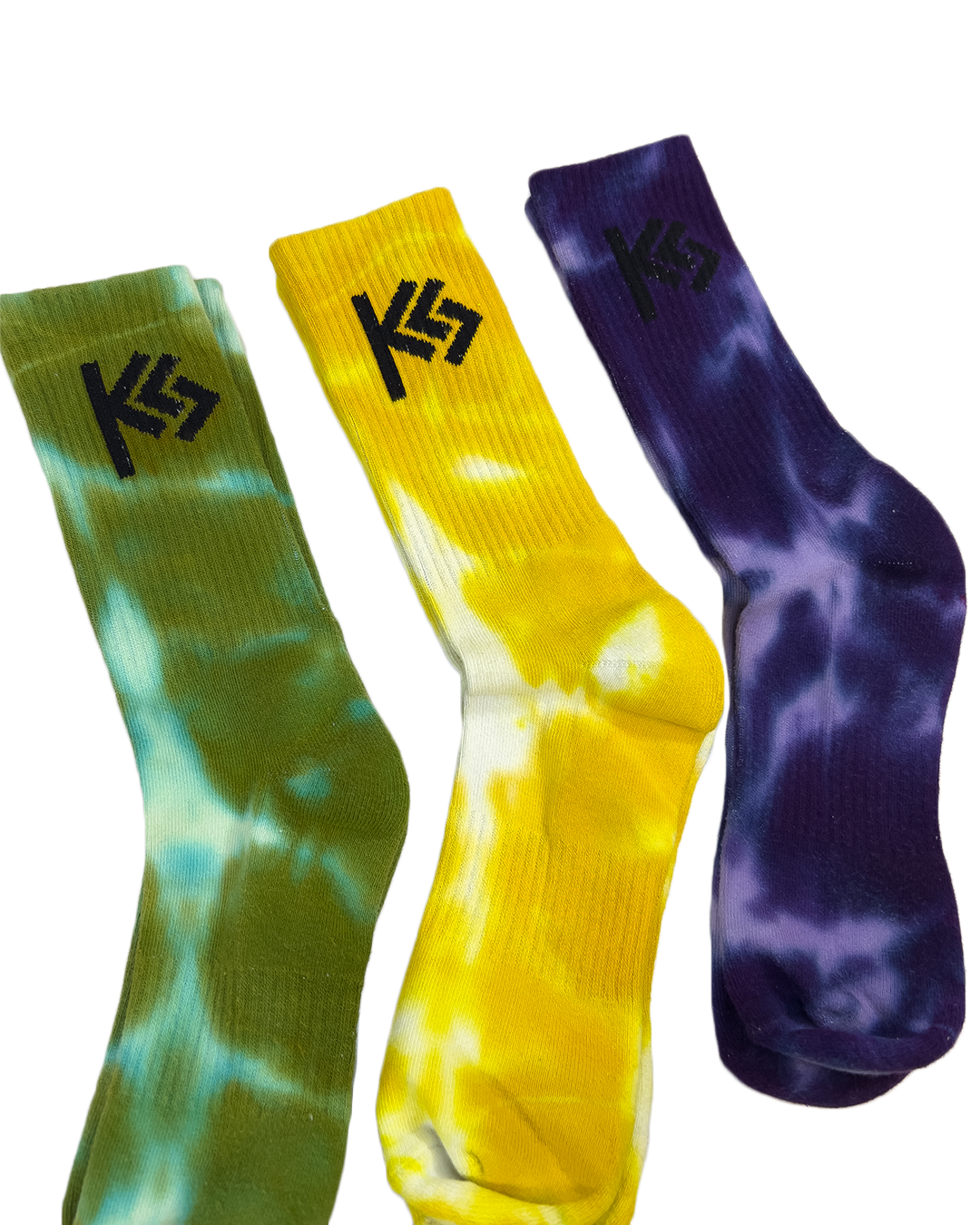 Nola Hand-Dyed Crew Socks