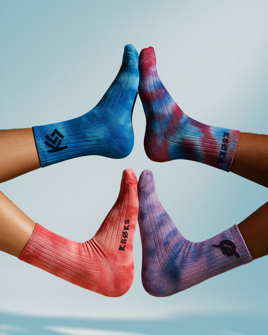 Dealer’s Choice 6-Pack Tie Dye Socks