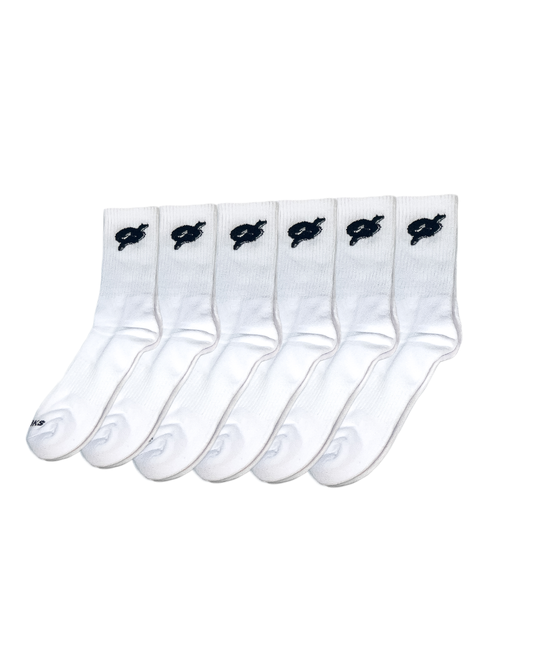 White Cushioned Everyday Crew Socks