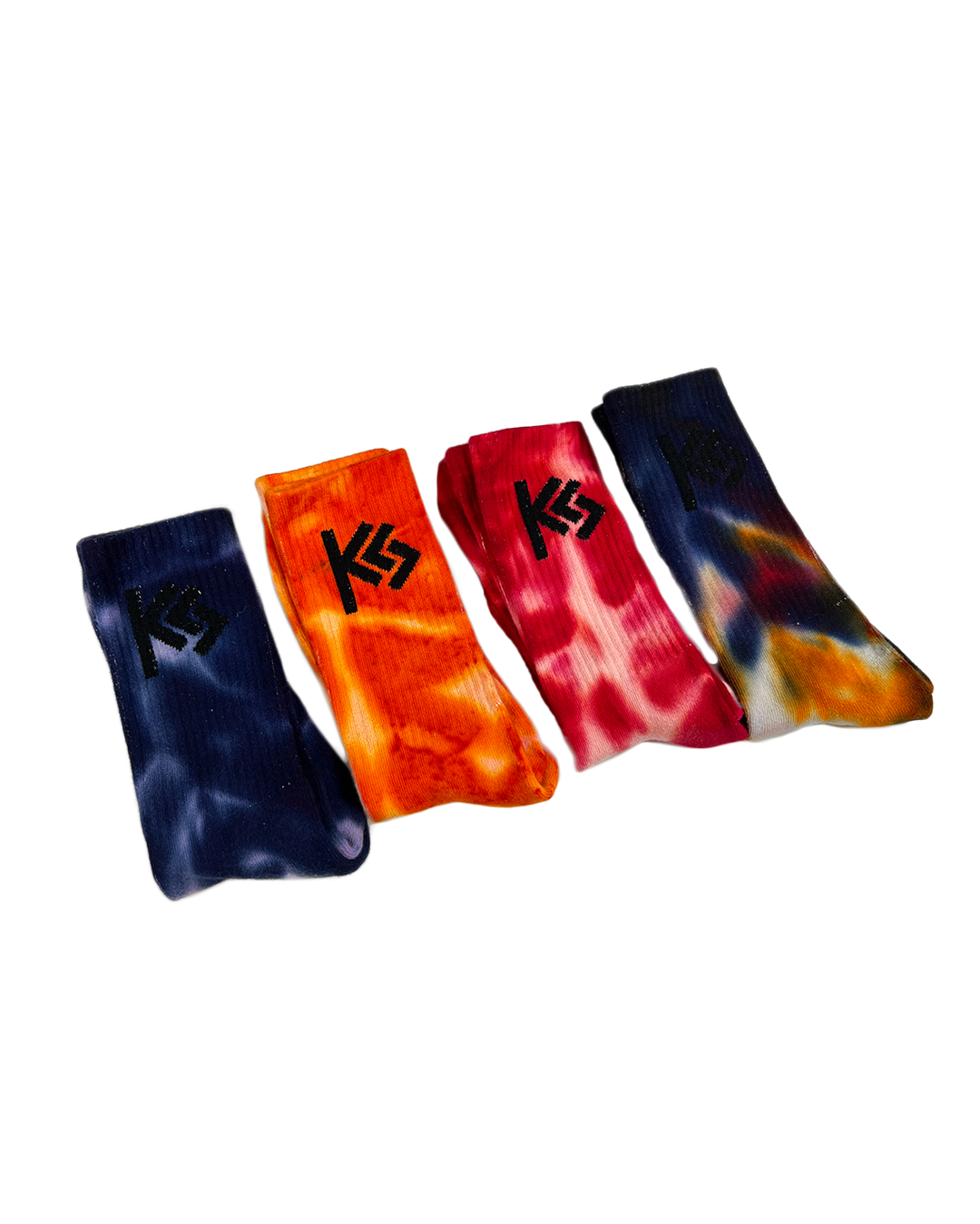 Sunset Hand-Dyed Crew Socks