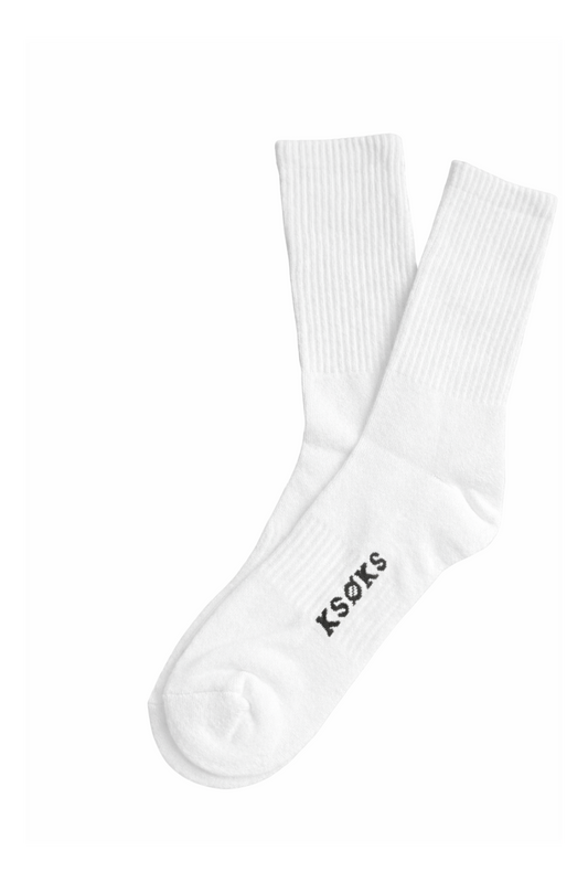 Silent Logo Cushioned Crew Socks