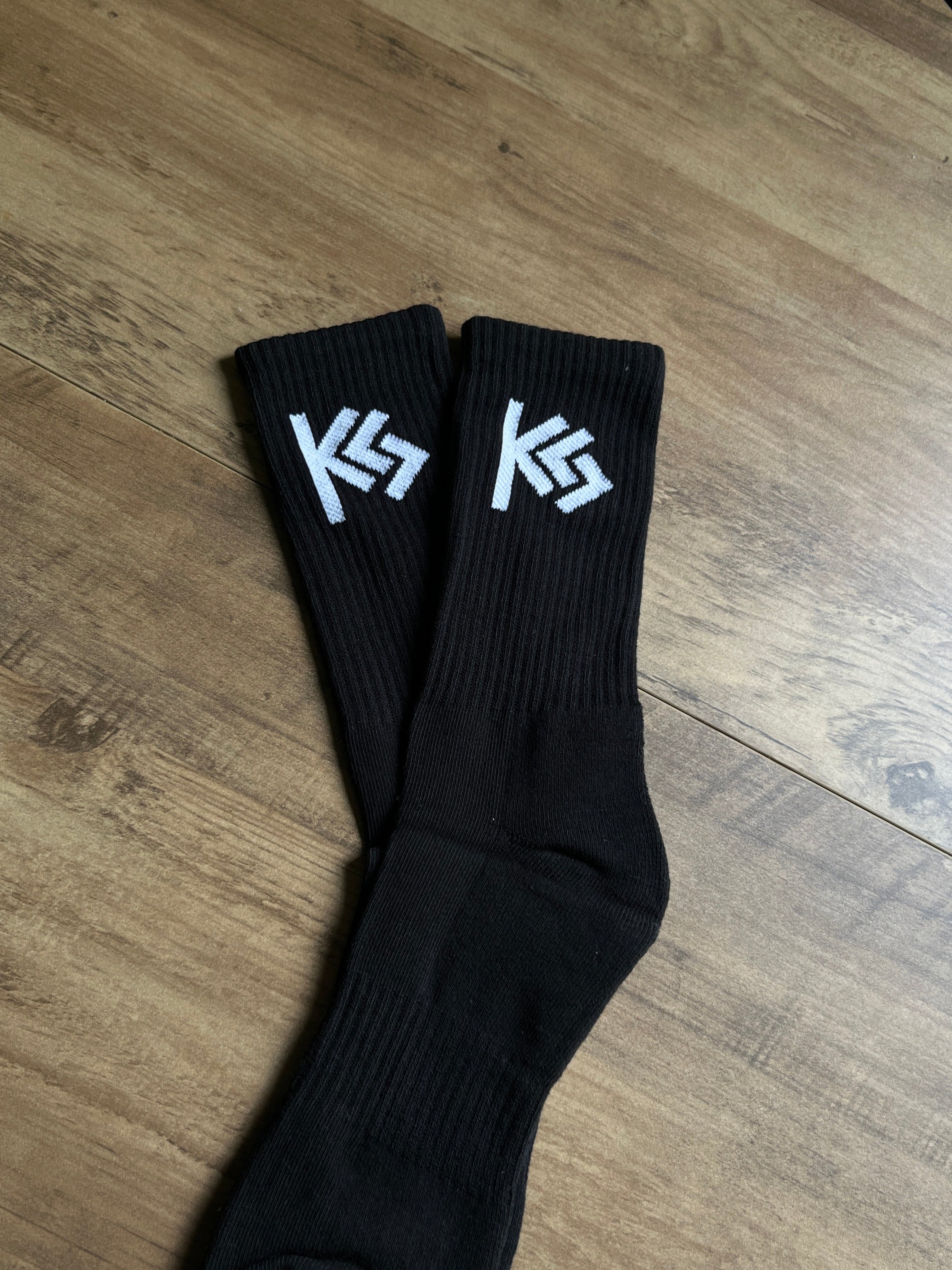 KS Classic Cushioned Everyday Crew Sock - Black