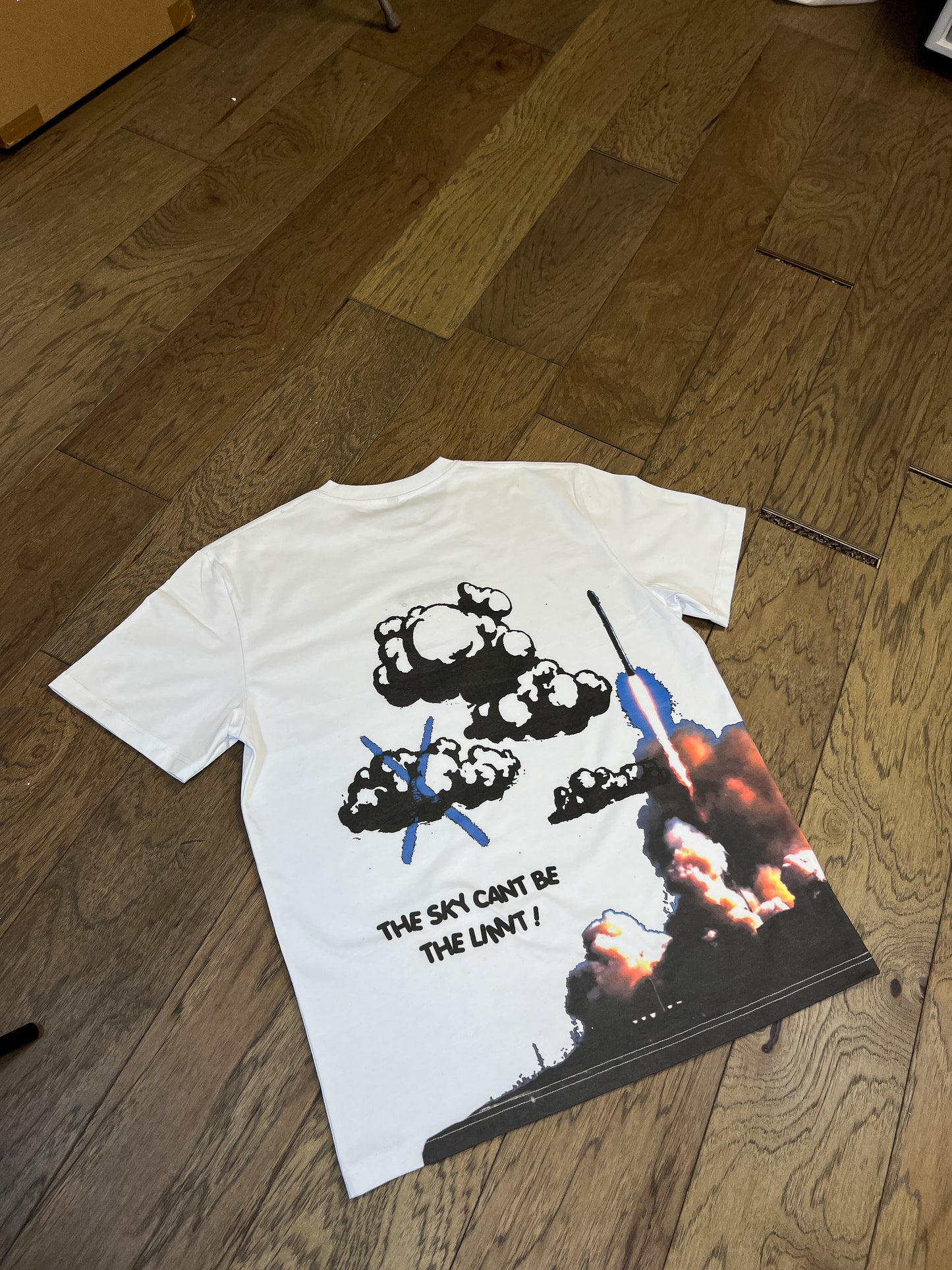 “Sky Can’t Be The Limit” White Tee