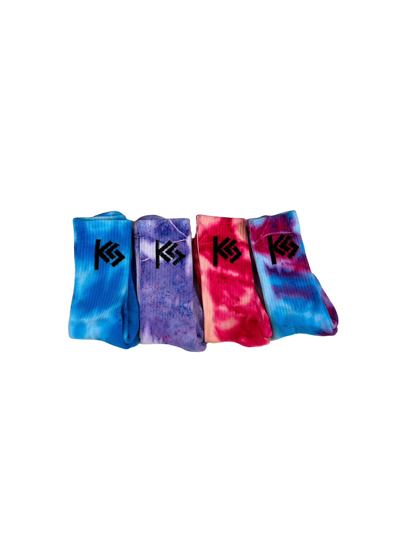"Trix" Hand-Dyed Crew Socks