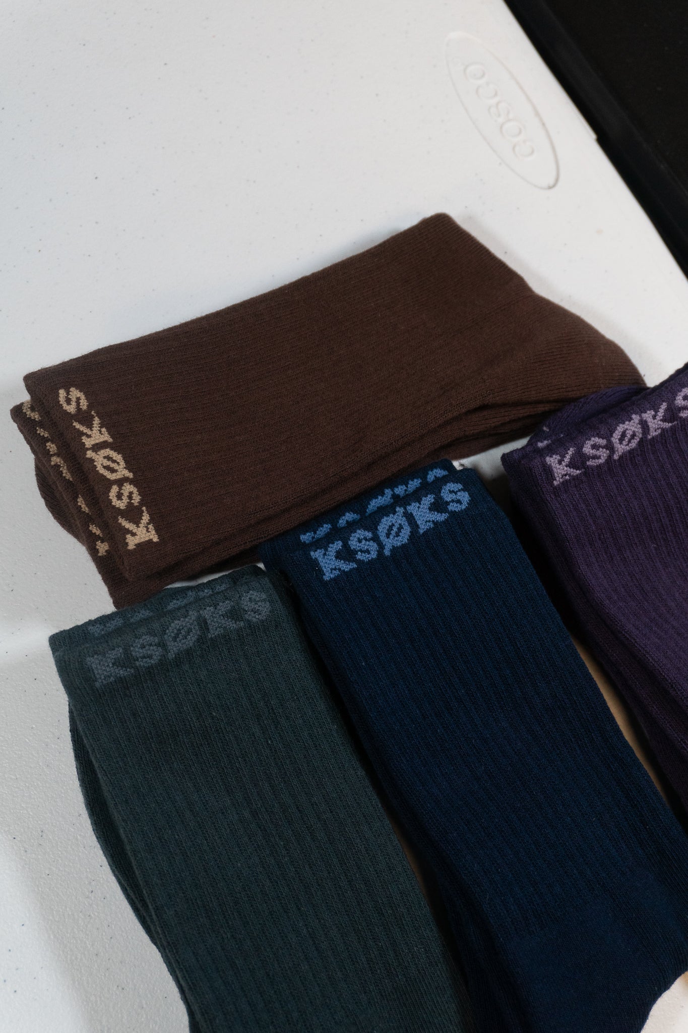 Winter themed 100% cotton custom crew socks. Thick material, cozy and comfortable.
